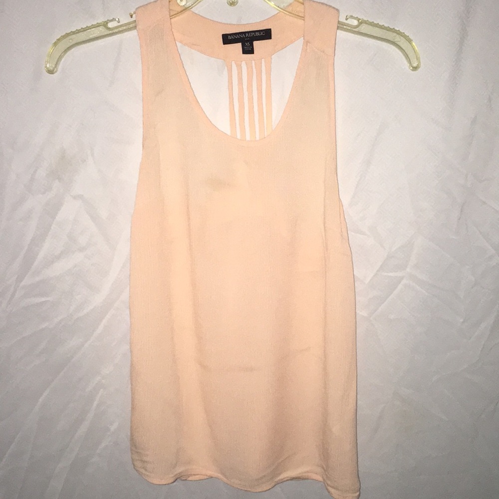 Banana republic blush racer back tank